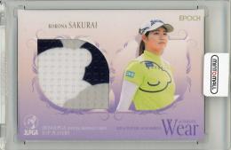  EPOCH 2024 JLPGA OFFICIAL TRADING CARDS TOP PLAYERS 櫻井心那 メモラビリアカード【038/120】