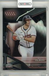 2026 Topps Chrome Black Matt Olson Rose Gold Wave Refractors #15【10/10】