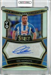 2024-25 Panini Select LaLiga Soccer Edu Exposito Signatures/AUTO SS-EE RCD Espanyol