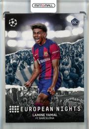 2023-24 Topps Chrome UEFA Club Competitions Lamine Yamal RC/European Nights/#EN-10 FC Barcelona