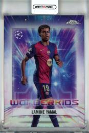 2023-24 Topps Chrome UEFA Club Competitions Lamine Yamal Wonderkids FC Barcelona