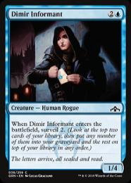 【GRN】【ENG】【Foil】《ディミーアの密告者/Dimir Informant》