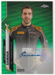 2020 TOPPS Chrome Formula 1 Autographs Green Refractors / GUILHERME SAMAIA(Campos Racing) 【60/99】