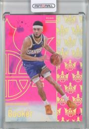 2024-25 Panini Court Devin Booker Kings Pink #72【14/99】 Phoenix Suns