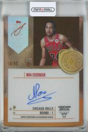 2025-26 Topps Signature Class Noa Essengue Signature Blend Orange #SBNE【18/50】 Chicago Bulls