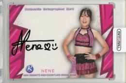 2025 BBM 女子プロレスカード NENE 直筆サインカード【44/97】