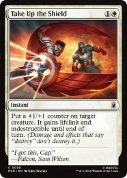 ◆予約◆【MSH】【ENG】【Foil】〈039-C-W〉《盾、構え/Take Up the Shield》
