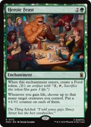 【MSH】【ENG】【Foil】〈172-R-G〉《ヒーローの宴/Heroic Feast》