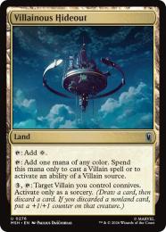 【MSH】【ENG】【Foil】〈276-U-L〉《悪党の潜伏地/Villainous Hideout》