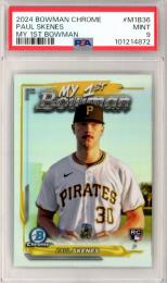 2024 Topps Bowman Chrome Paul Skenes My 1st Bowman【PSA9】 Pirates