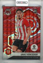 2021-22 Panini Mosaic La Liga Athletic Club Unai Vencedor Base Red (RC)(パラレル版)