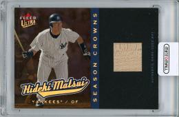 【表面右側若干難あり】2005 FLEER Ultra Hideki Matsui Game Used Bat【231/399】