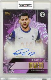 2024-25 Topps Gold X WalkerTKL UEFA Cristian Romero Autograph Purple Parallel【3/25】 Tottenham Hotspur