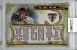 【状態若干難あり】2020 TOPPS Triple Threads Masahiro Tanaka Game Used Memorabilia【1/9 First No.】