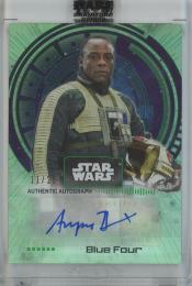 2022 Topps Star Wars Signature Series Trading Cards Ariyon Bakare as Blue Four Autograph/Green/#A-AB1【11/25】