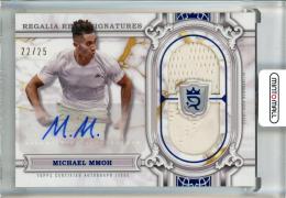 2024 Topps Royalty Collection Tennis Michael Mmoh Regalia Relic Signatures Blue #RRSMMH Auto【22/25】
