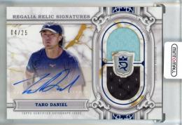 2024 Topps Royalty Collection Tennis Taro Daniel Regalia Relic Signatures Blue #RRSTDL Auto【4/25】