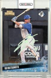 2025 EPOCH 北海道日本ハムファイターズ PREMIER EDITION 松本剛 REGULAR FOIL SIGNATURE ホログラム版【11/75】