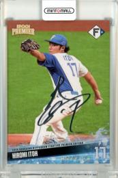 2025 EPOCH 北海道日本ハムファイターズ PREMIER EDITION 伊藤大海 REGULAR FOIL SIGNATURE シルバー 版【057/120】