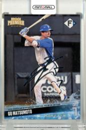 2025 EPOCH 北海道日本ハムファイターズ PREMIER EDITION 松本剛 REGULAR FOIL SIGNATURE シルバー 版【030/120】