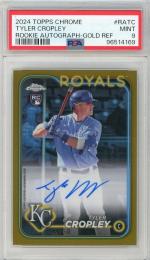 2024 Topps Chrome	Tyler Cropley	Autograph / RC	49/50 [PSA9]