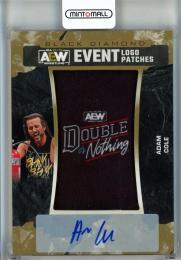 2024 Upper Deck Black Diamond AEW Adam Cole Autographed Logo Patches Double or Nothing #LPDN8【56/99】