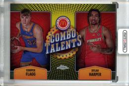 2024 Topps Chrome McDonald's All American Cooper Flagg/Dylan Harper Combo Talents Gold Refractors #COTCOO【48/50】