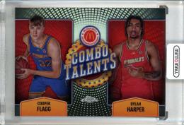 2024 Topps Chrome McDonald's All American Cooper Flagg/Dylan Harper Combo Talents Refractors #COTCOO