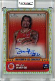 2024 Topps Chrome McDonald's All American Dylan Harper Head Shot Autographs Logo Refractors #88【26/75】
