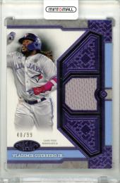 2024 Topps Tier One Vladimir Guerrero Jr. Tier One Relic Purple Foil Parallel【40/99】 Blue Jays