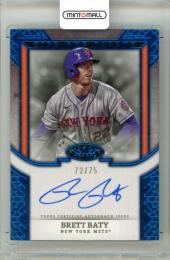 2024 Topps Tier One Brett Baty Tier One Talent Autograph Blue Foil Parallel【72/75】 Mets