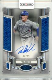 2024 Topps Tier One Daulton Varsho Break Out Autograph Blue Foil Parallel【37/99】 Blue Jays