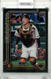 2025 TOPPS NPB ベースボールカード 岸田行倫 Black Foil Parallel【10/10】《ラストナンバー》 巨人