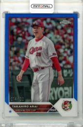 2023 TOPPS CHROME NPB ベースボールカード 新井貴浩 Blue Refractor Parallel【014/150】 広島