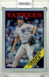 2023 Topps Chrome Update Gerrit Cole insert Refractor 1988-2023 35th Anniversary Card Yankees