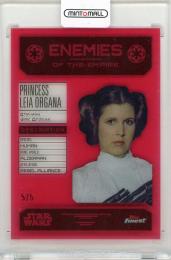 2023 FINEST Star Wars Enemies of the Empire  Princess Leia Organa Red Refractors #EOTE4 【5/5】 (ラストナンバー)