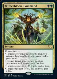 【STX】【ENG】【Foil】《ウィザーブルームの命令/Witherbloom Command》
