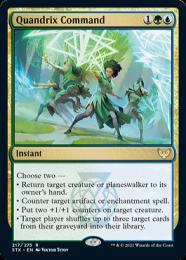 【STX】【ENG】【Foil】《クアンドリクスの命令/Quandrix Command》