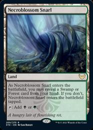 【STX】【ENG】【Foil】《屍花の交錯/Necroblossom Snarl》