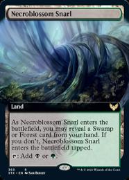 【STX】【ENG】【Foil】《屍花の交錯/Necroblossom Snarl》 拡張アート版