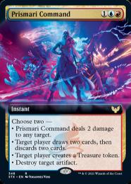 【STX】【ENG】【Foil】《プリズマリの命令/Prismari Command》 拡張アート版