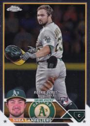 2023 Topps Chrome Update MLB #USC32 Shea Langeliers レギュラーカード RC