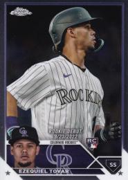2023 Topps Chrome Update MLB #USC91 Ezequiel Tovar レギュラーカード RC