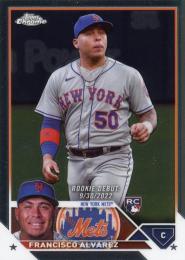 2023 Topps Chrome Update MLB #USC103 Francisco Alvarez レギュラーカード RC