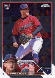 2023 Topps Chrome Update MLB #USC114 Tanner Bibee レギュラーカード RC