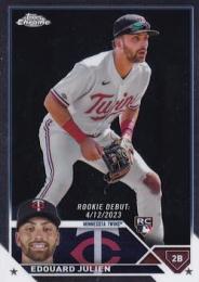 2023 Topps Chrome Update MLB #USC141 Edouard Julien レギュラーカード RC