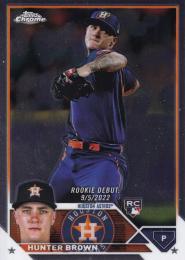 2023 Topps Chrome Update MLB #USC163 Hunter Brown レギュラーカード RC