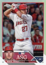 2023 Topps Chrome Update MLB #ASGC-18 Mike Trout インサートカード '23 All Star Game