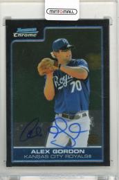 2006 BOWMAN Chrome Alex Gordon Prospects Autographs #BC221 Kansas City Royals