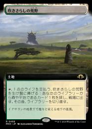 【MH3】【JPN】【Foil】《吹きさらしの荒野/Windswept Heath》拡張アート版